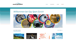Desktop Screenshot of gaysport.ch